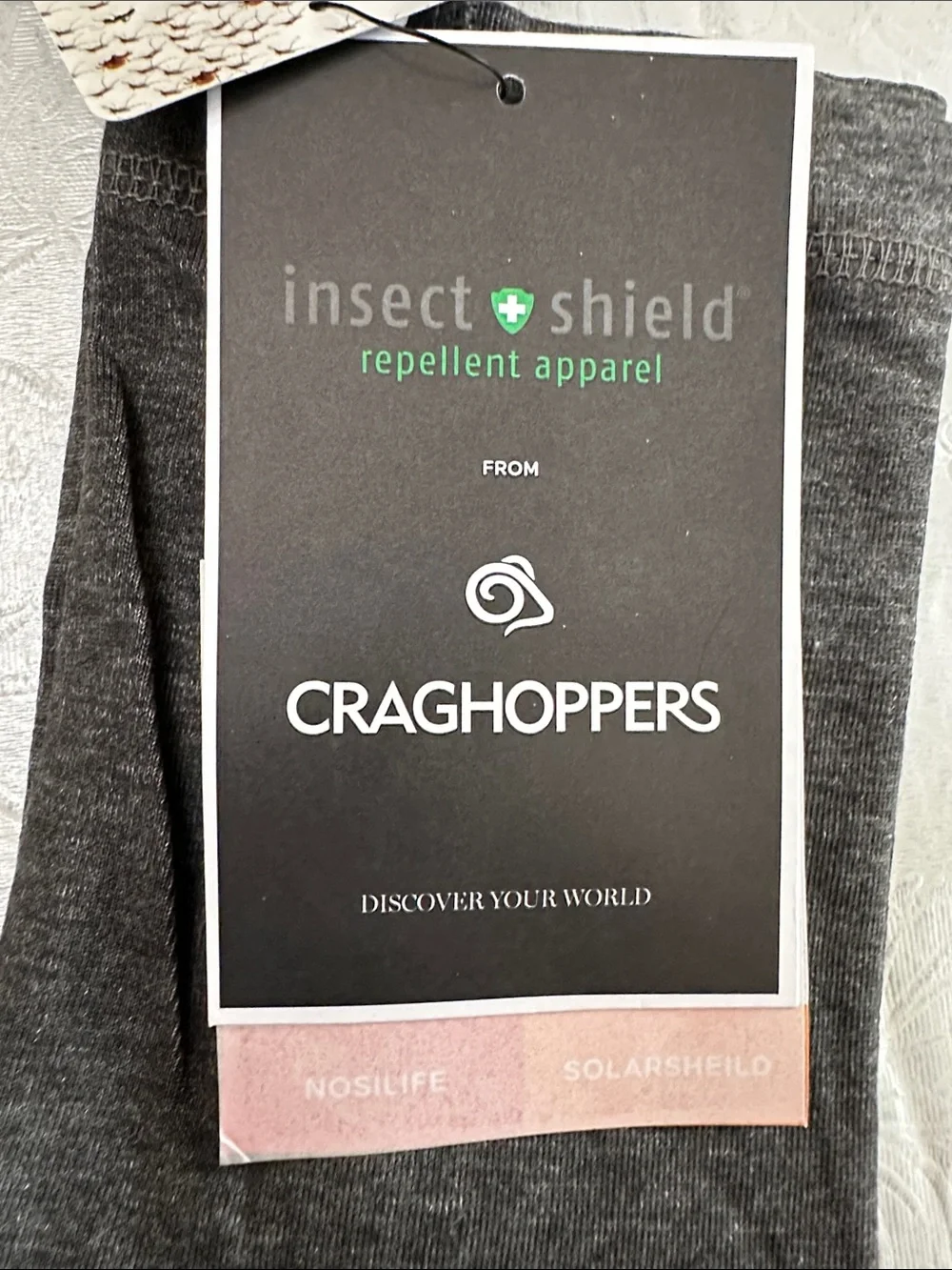 Craghoppers NOSILIFE TUBE SCARF - soft grey marled